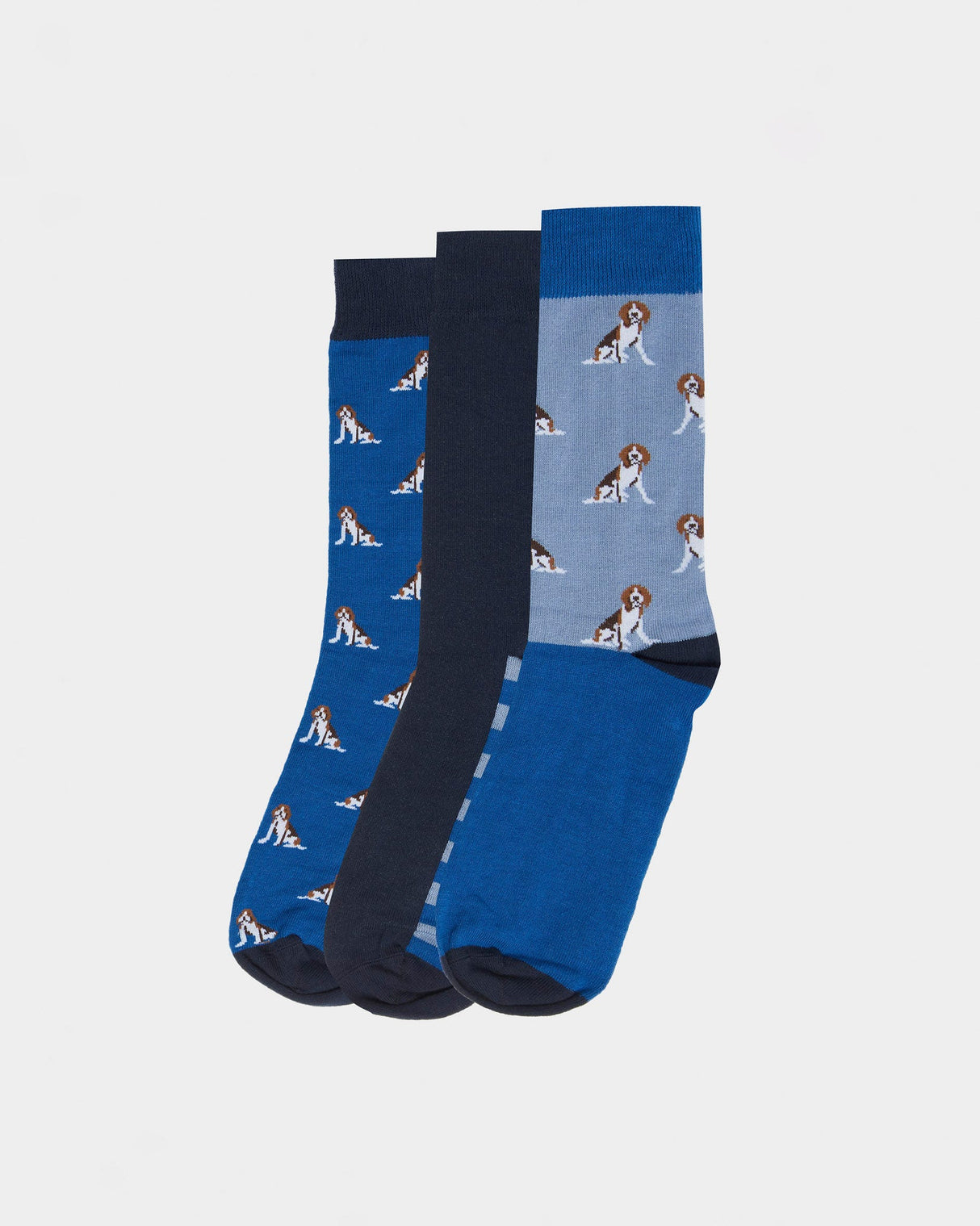 Blue-Beagle-Dog-Socks-Set-of-3
