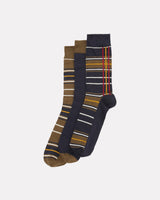 Assorted Classic Tartan Mens Socks Gift Set - 3 Pack