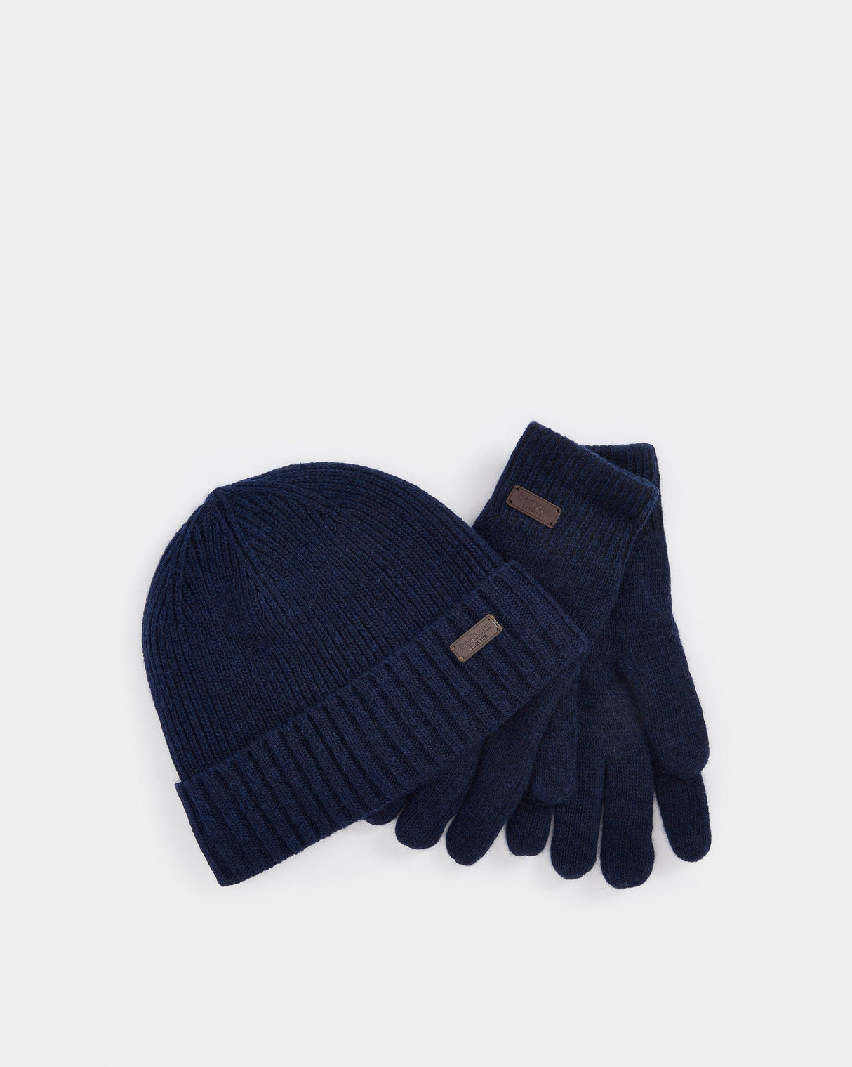 Navy Carlton Beanie-Glove Gift Set