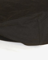 Olive Wax Flat Cap
