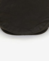 Olive Wax Flat Cap