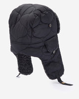 Black Sandbay Quilted Trapper Hat