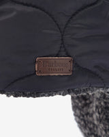 Black Sandbay Quilted Trapper Hat