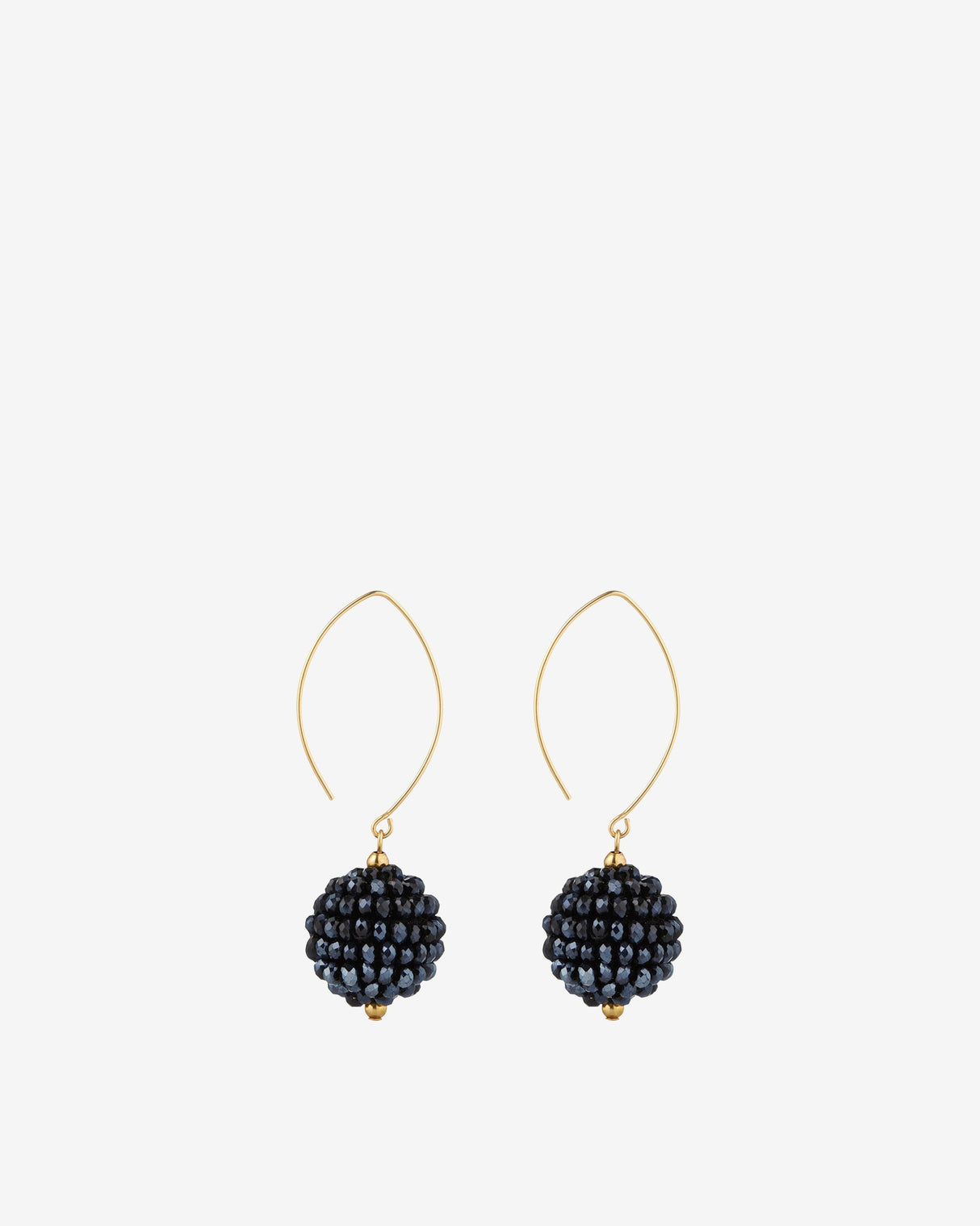 Midnight-Blue-Crystal-Cluster-Gold-Filled-Open-Oval-Earrings