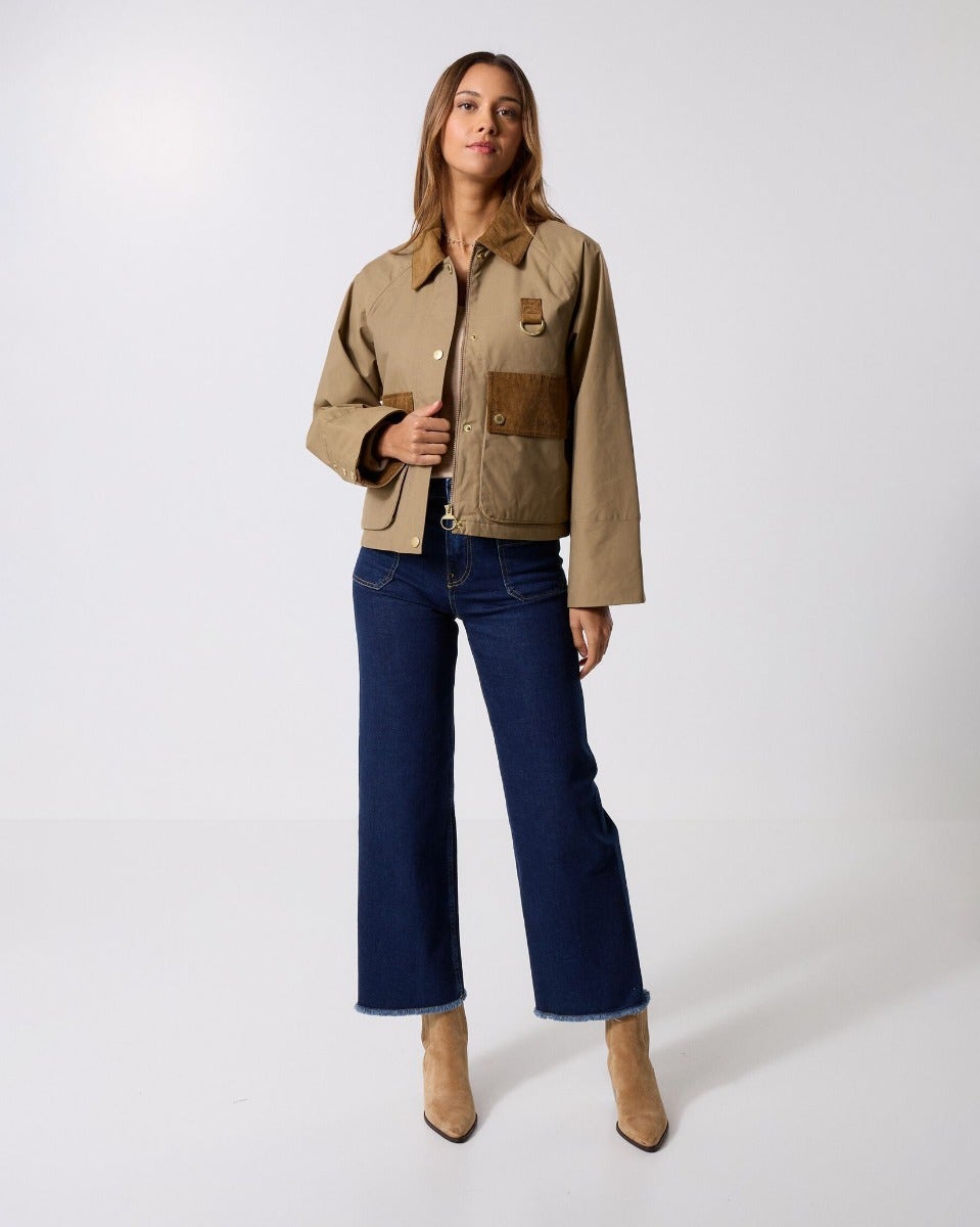 Military Brown Phoebe Casual Jacket