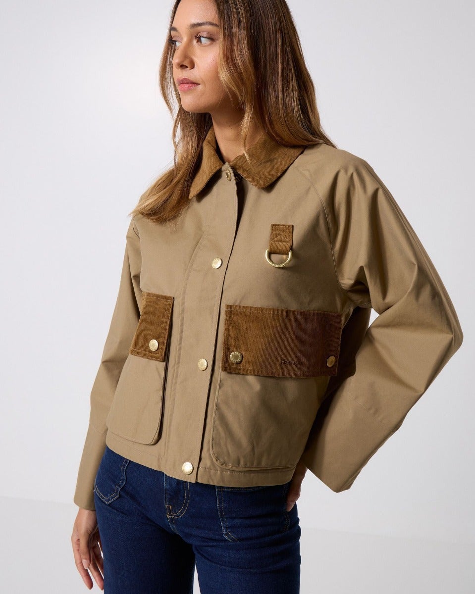 Military Brown Phoebe Casual Jacket