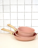 Marshmallow 7-Piece Non-Stick Detachable Pans & Handles Set