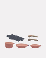 Marshmallow 7-Piece Non-Stick Detachable Pans & Handles Set