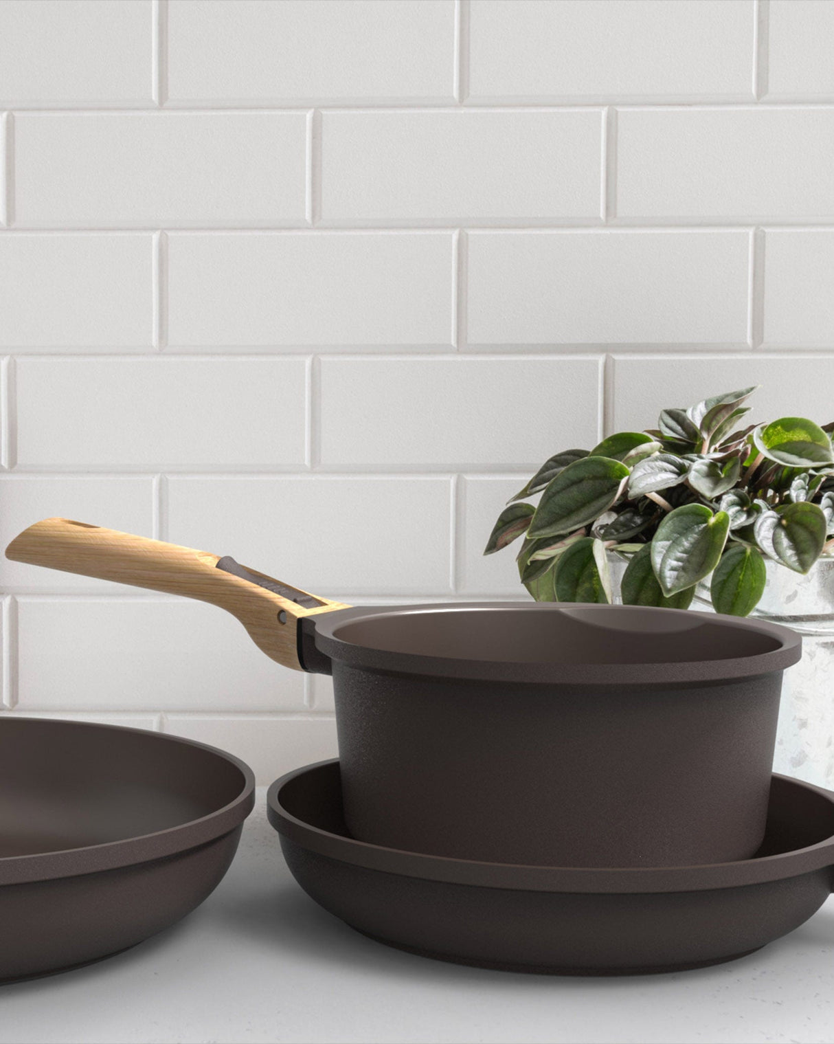 Mocha 20cm Non-Stick Detachable Saucepan
