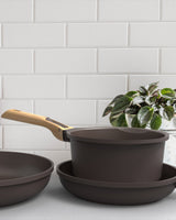 Mocha 7-Piece Non-Stick Detachable Pans & Handles Set