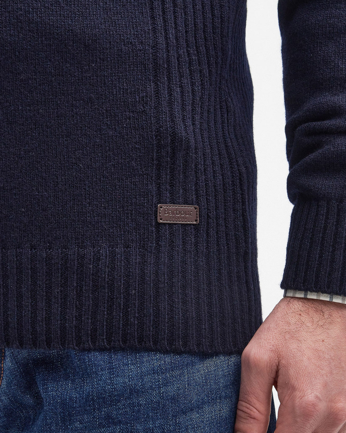 Navy Nelson Half Zip Jumper