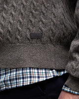 Military Marl Ramdsden Half Zip Jumper