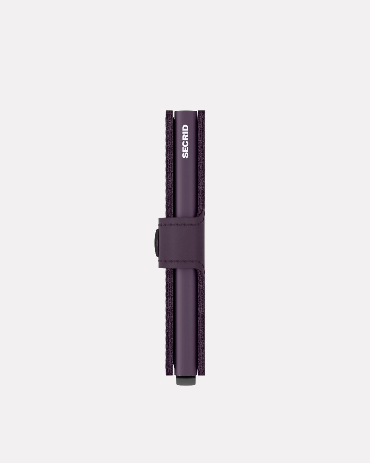 Dark Purple Matte Leather Miniwallet