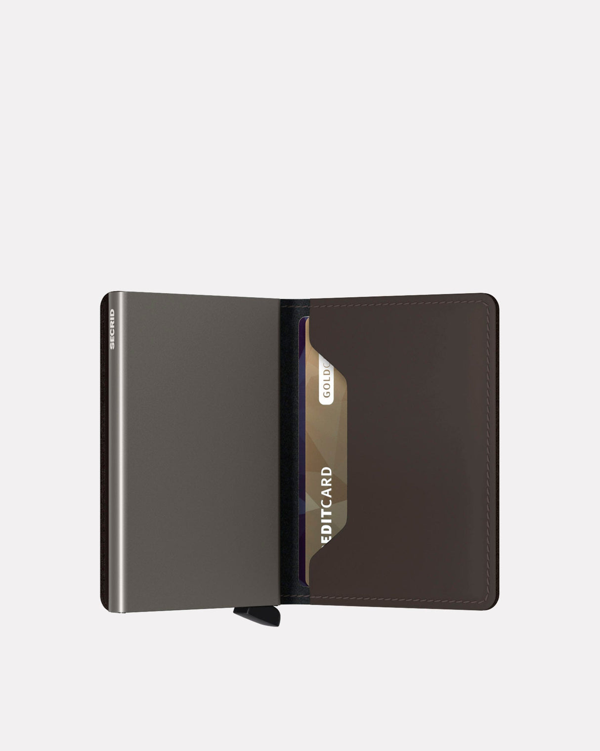 Truffle Matte Leather Miniwallet