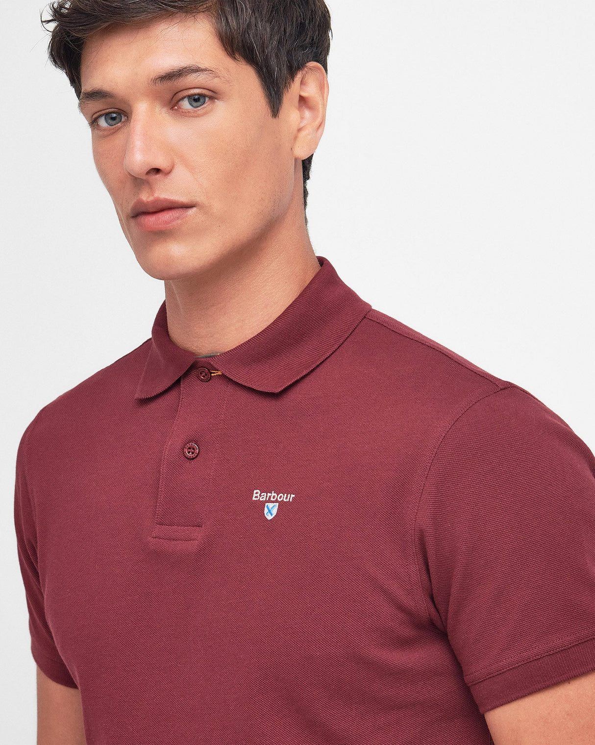 Ruby Tartan Pique Polo T-Shirt