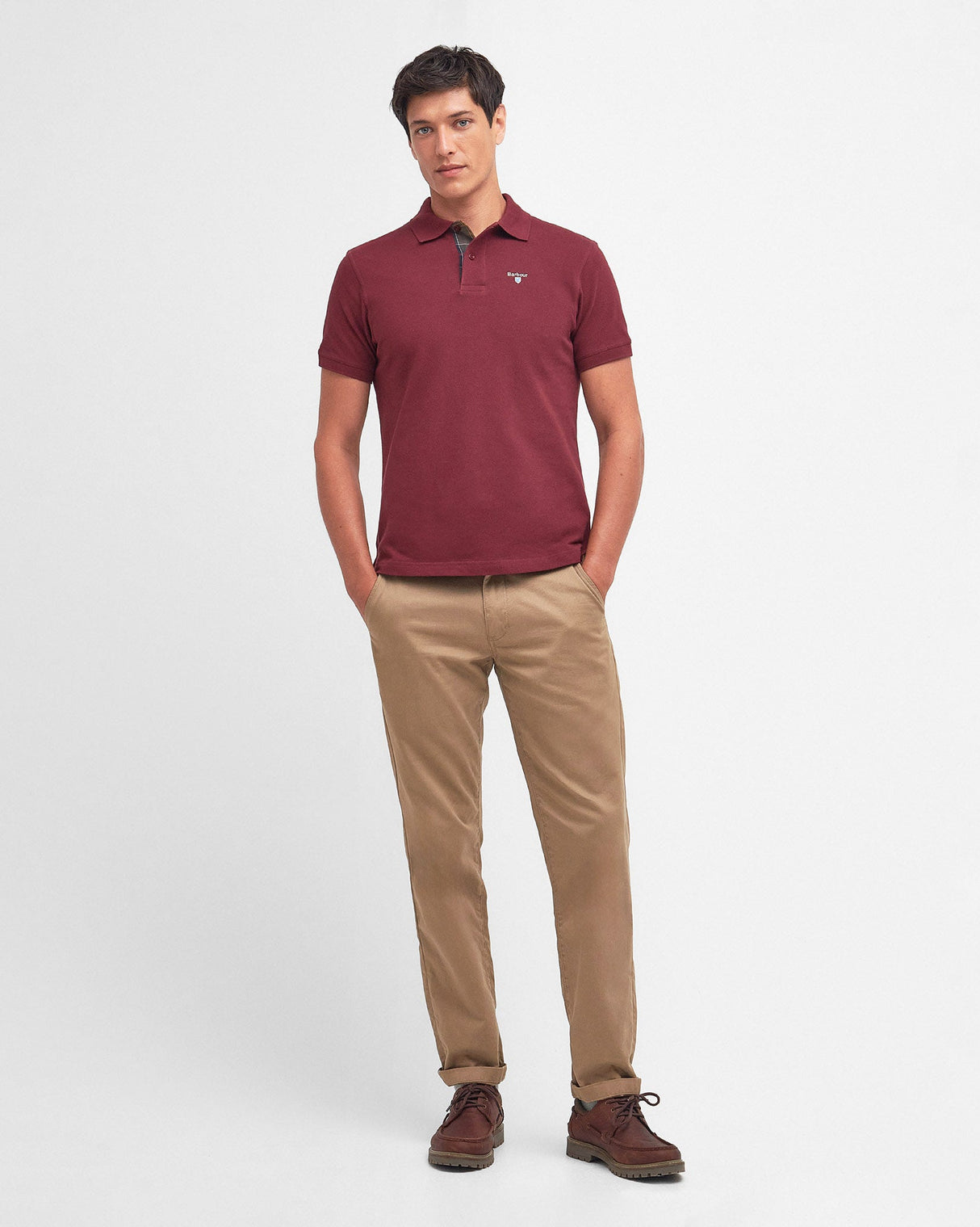 Ruby Tartan Pique Polo T-Shirt