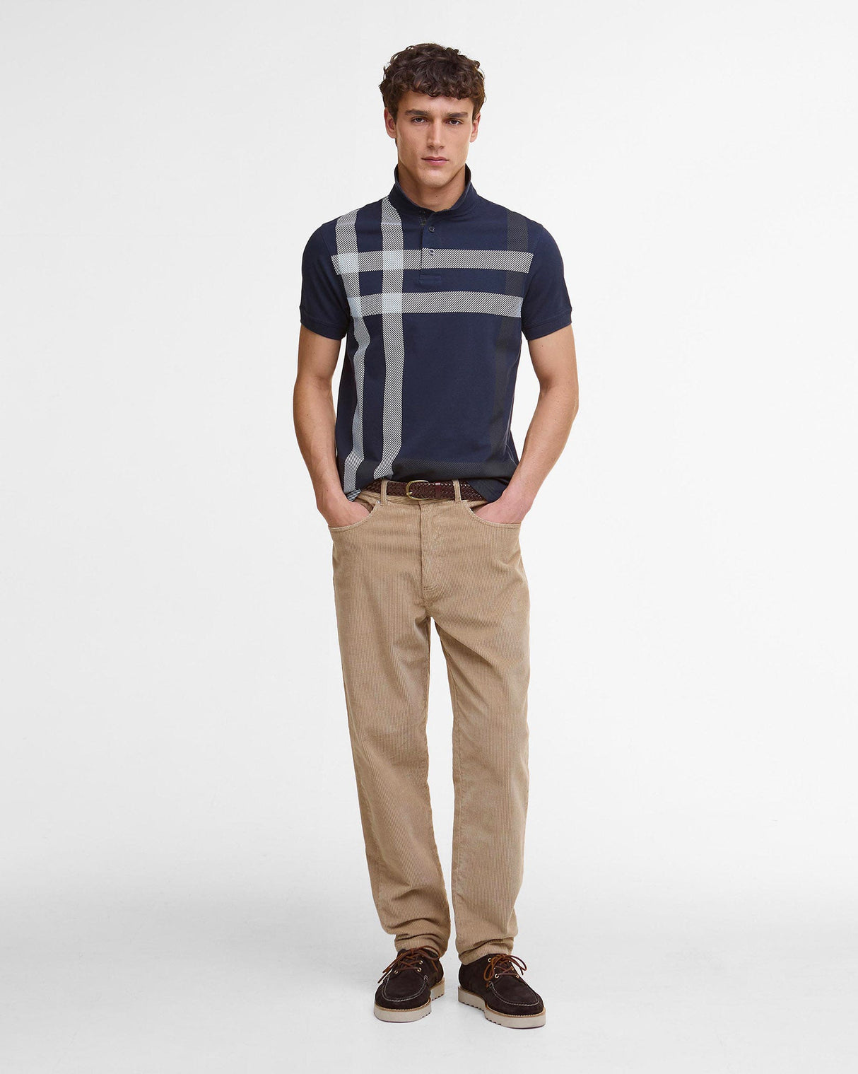 Navy Blaine Polo T-Shirt