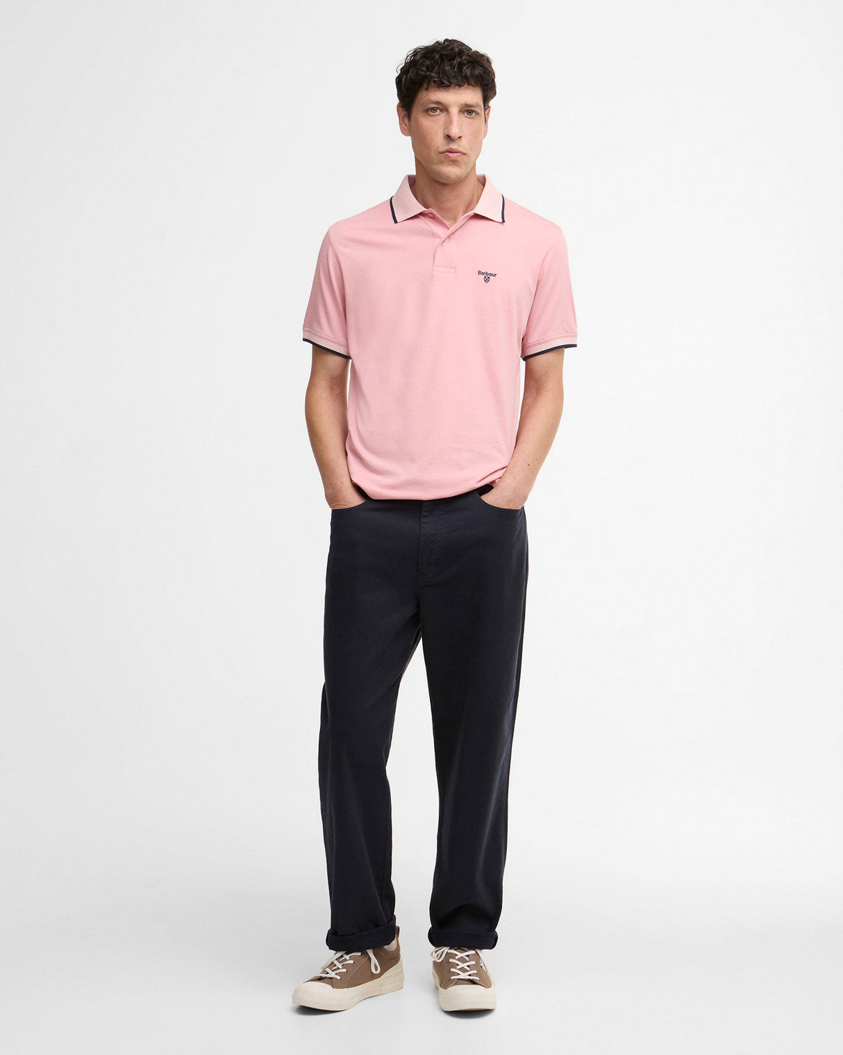 Mineral Pink Cornsay Polo T-Shirt