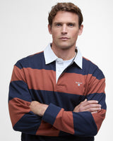 Navy & Rust Broome Rugby Shirt