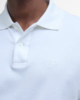 White Hylton Interlock Polo T-Shirt