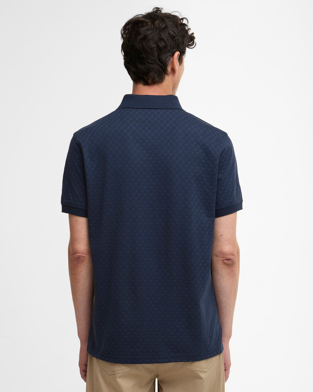 White-Hylton-Interlock-Polo-T-Shirt