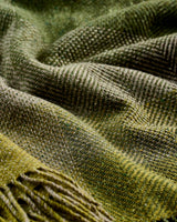 Oak Mohair Tweed Throw
