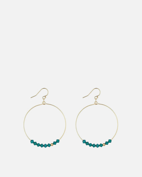 Emerald-Green-Crystal-Row-Gold-Filled-Hoop-Earrings