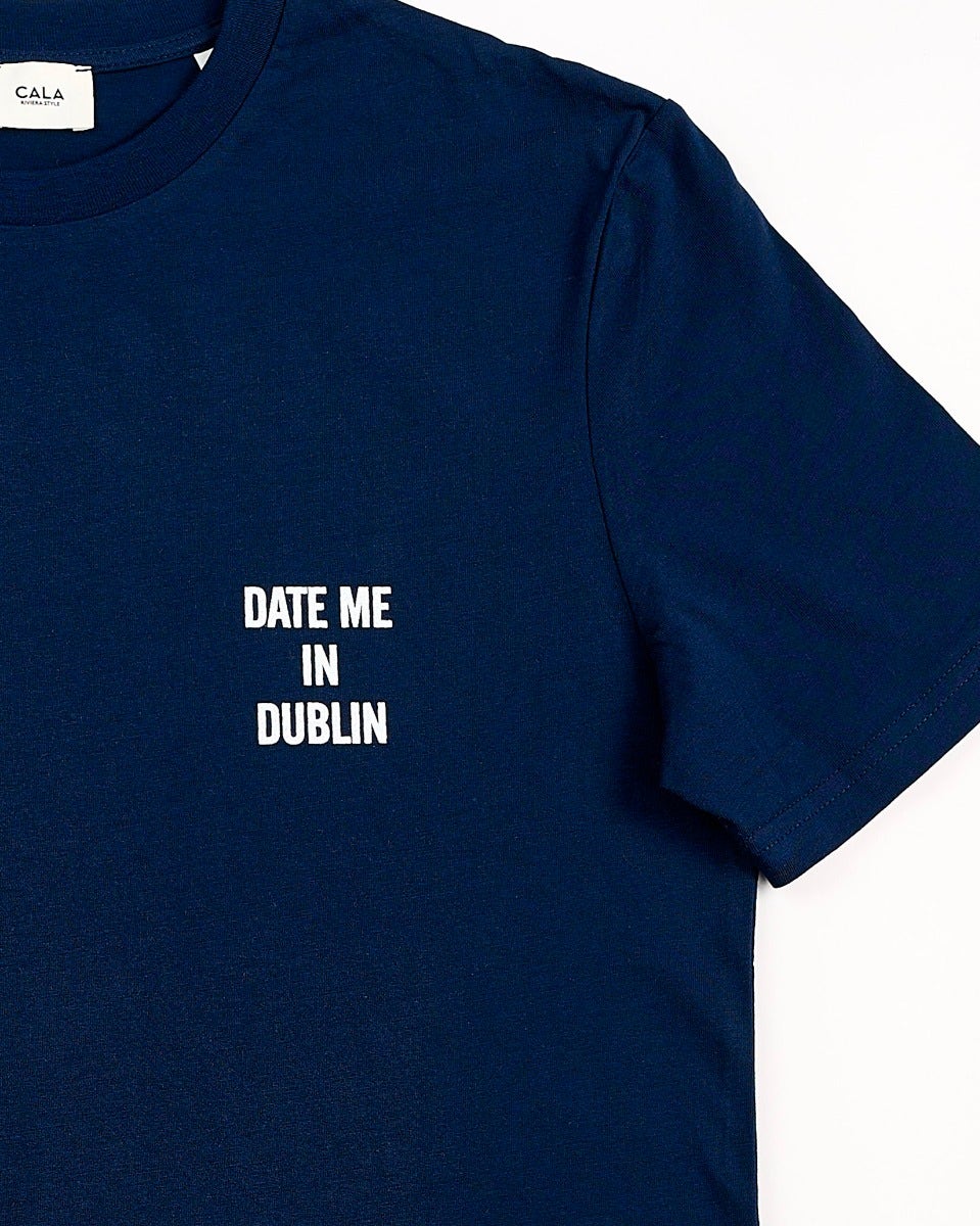 Navy-Morgan-'Date-Me-In-Dublin'-T-Shirt