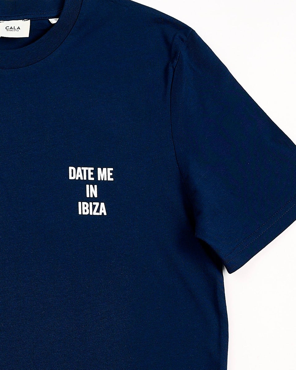 Navy-Morgan-'Date-Me-In-Ibiza'-T-Shirt