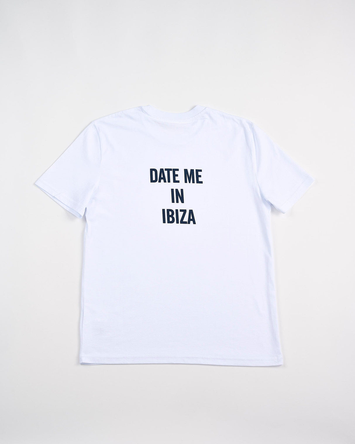 White-Morgan-'Date-Me-In-Ibiza'-T-Shirt-