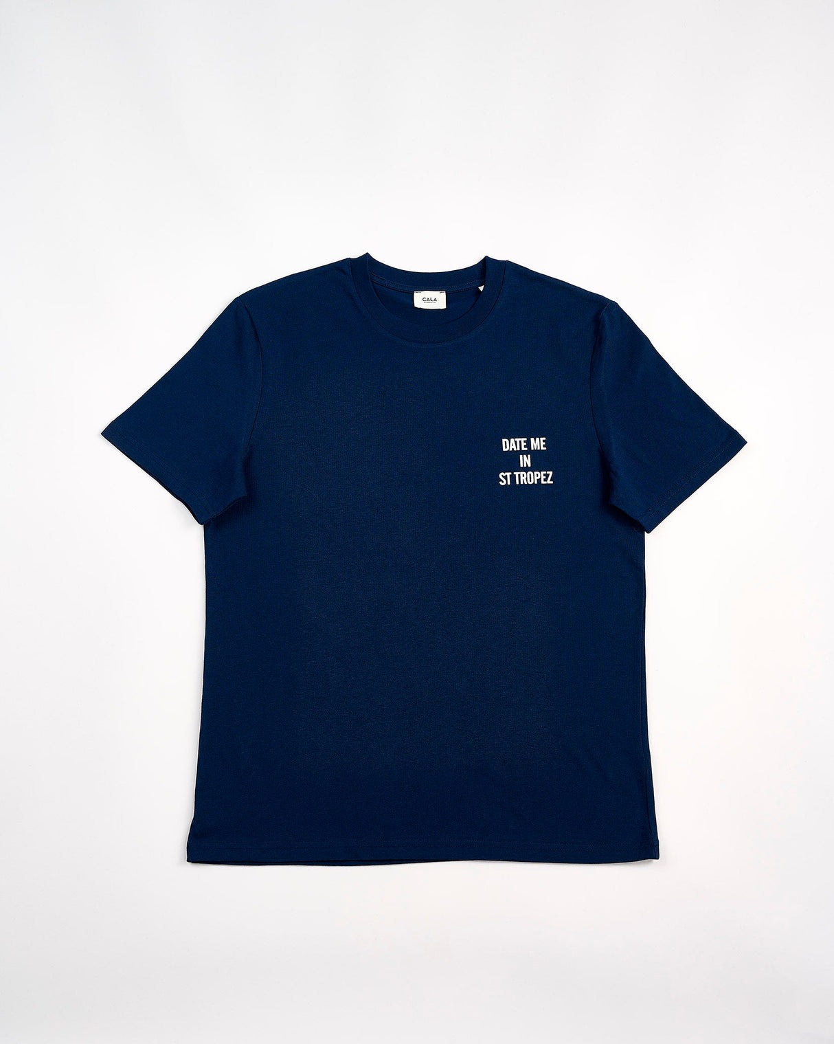 Navy-Morgan-'Date-Me-In-St-Tropez'-T-Shirt'