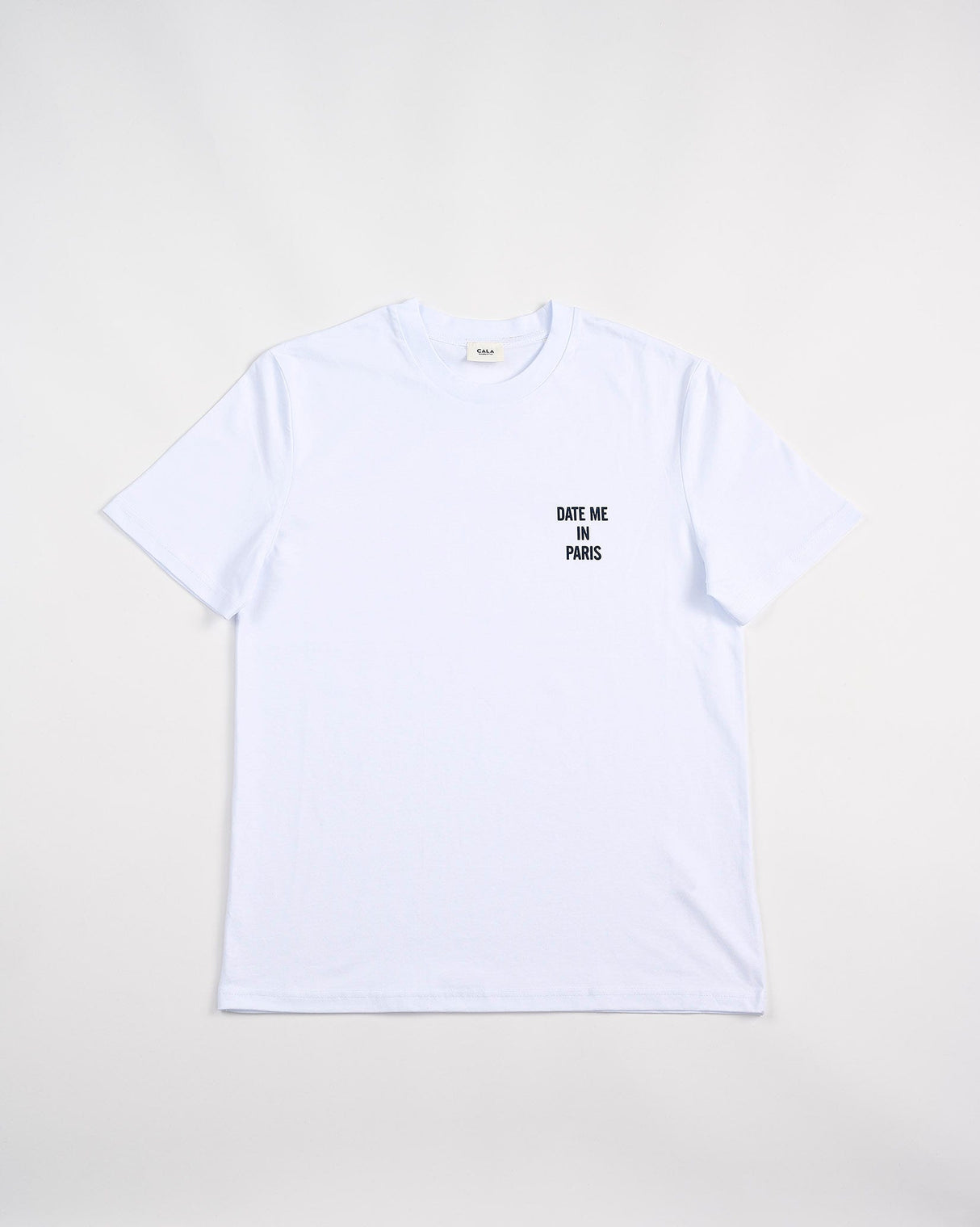 White-Morgan-'Date-Me-In-Paris'-T-Shirt