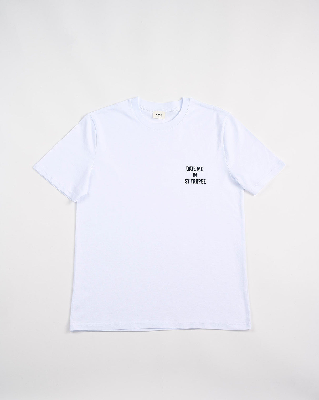 White-Morgan-'Date-Me-In-St-Tropez'-T-Shirt