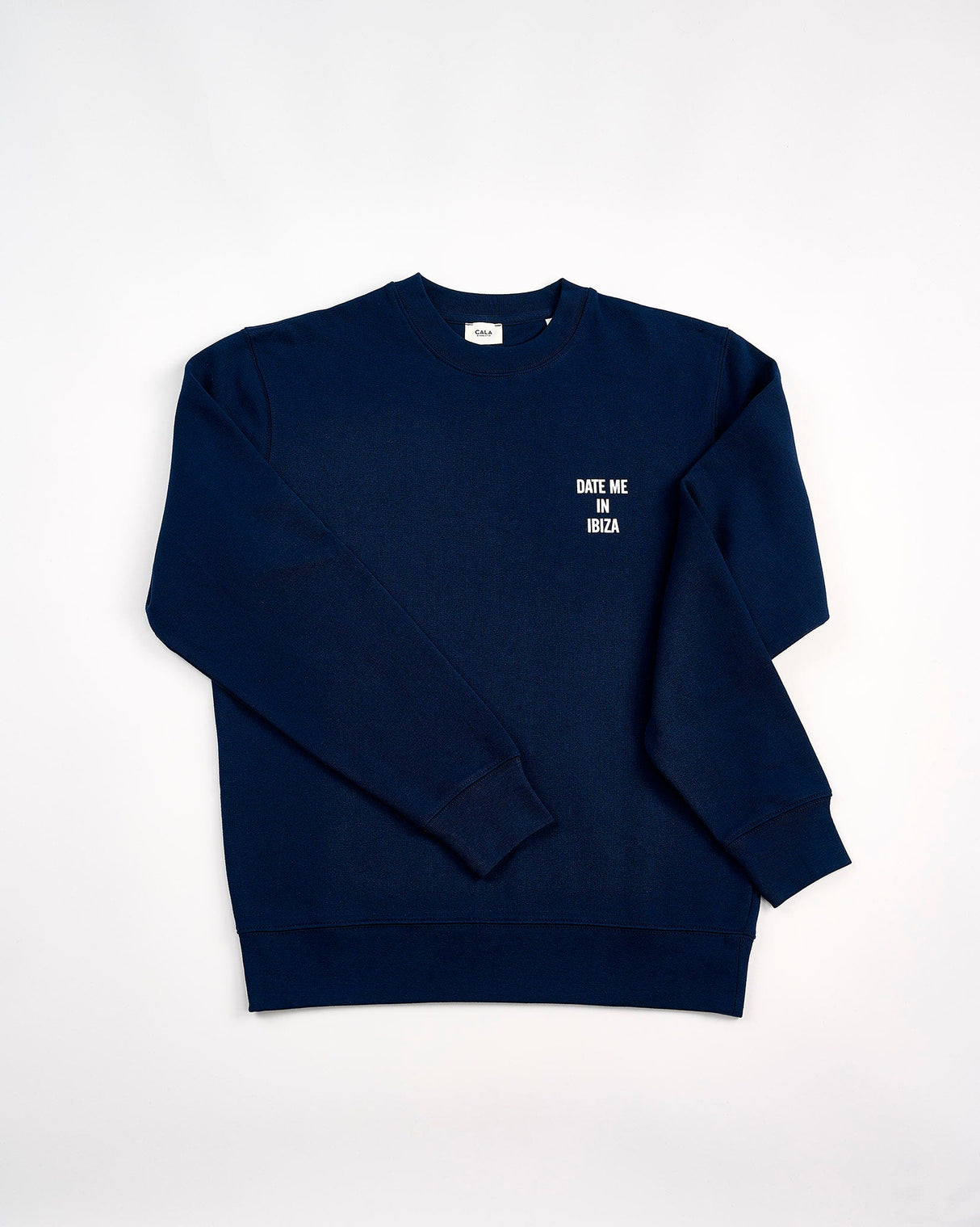 Navy-Augustin-'Date-Me-In-Ibiza'-Sweatshirt