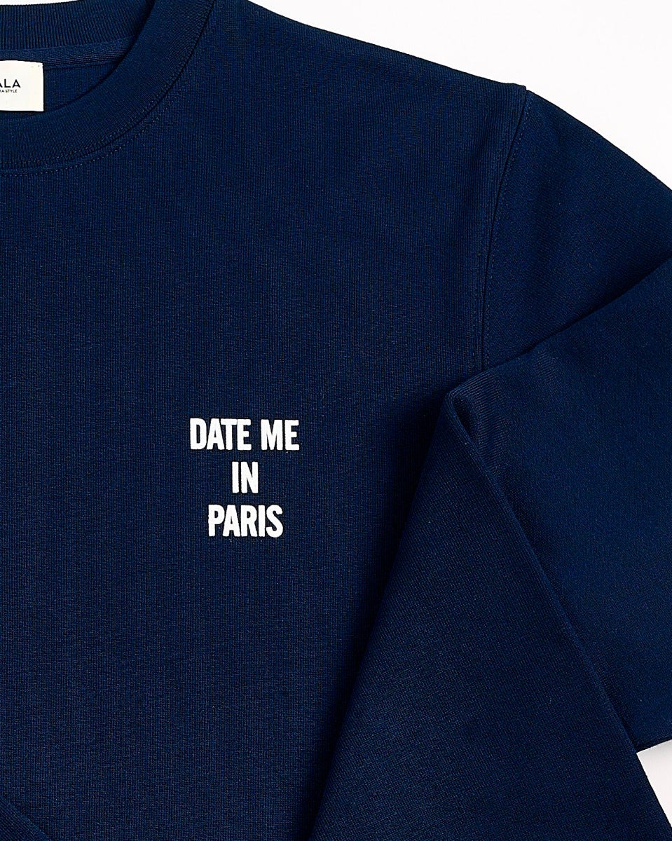 Navy-Augustin-'Date-Me-In-Paris'-Sweatshirt