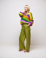 Multicolour Stacey Striped Knit Jumper
