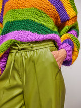 Multicolour Stacey Striped Knit Jumper