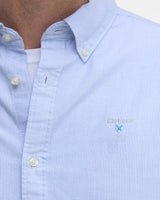 Sky Blue Striped Oxtown Tailored Shirt