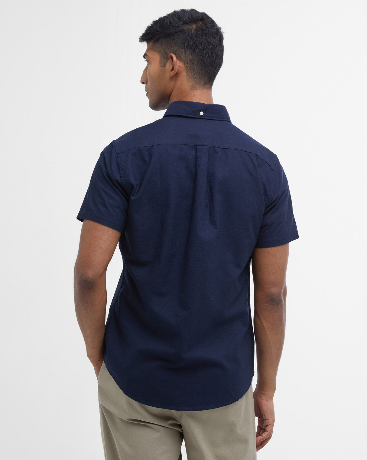 Navy-Oxtown-Tailored-Short-Sleeve-Shirt