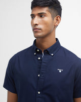 Navy Oxtown Tailored Short Sleeve Shirt