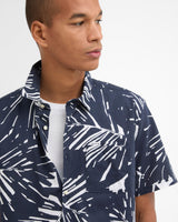 Navy Edenwood Printed Short Sleeve Shirt