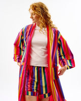Multicolour-Stripes-Cotton-Kimono