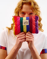 Multicolour-Stripes-Quilted-Cotton-Cosmetic-Pouch