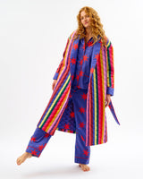Multicolour-Stripes-Red-Stars-Quilted-Cotton-Dressing-Gown