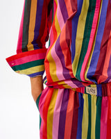 Multicolour Stripes Cotton Relaxed Fit Shirt