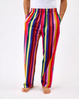 Multicolour Stripes Men's Cotton Bottoms