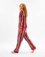 Multicolour-Stripes-Cotton-Pyjama-Set