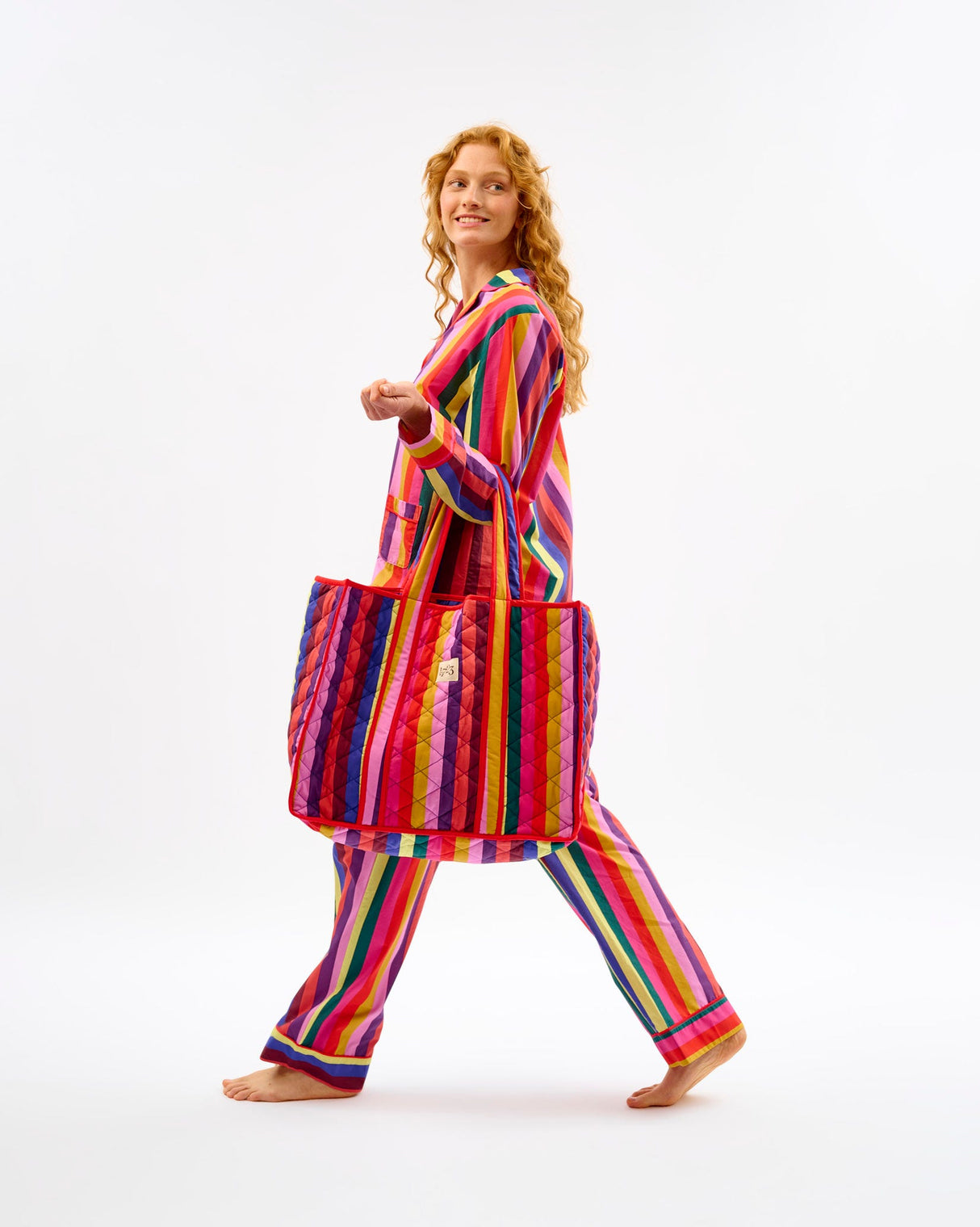 Multicolour-Stripes-Quilted-Cotton-Tote-Bag