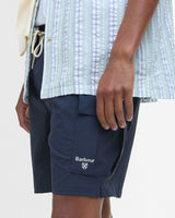 Navy Ripstop Cargo Swim Shorts