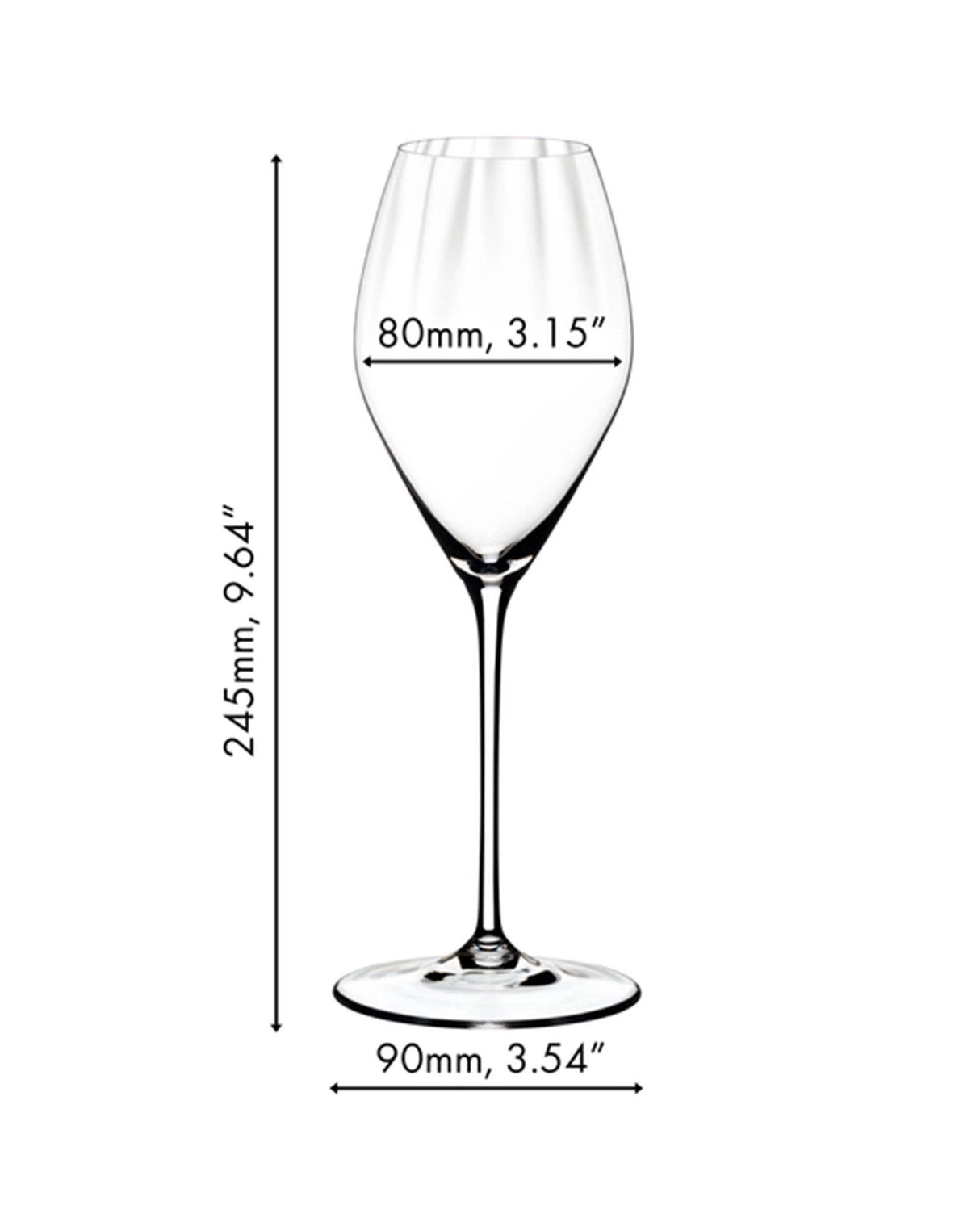Riedel Performance Champagne Glasses - Set of 2